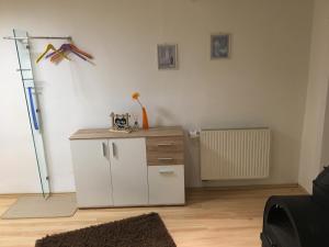 Kuchyň nebo kuchyňský kout v ubytování Ferienwohnung Rauch