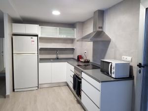 Kuchyň nebo kuchyňský kout v ubytování Classic Flat Valencia