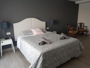 Postel nebo postele na pokoji v ubytování Classic Flat Valencia