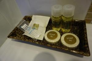 a tray with two glasses of beer and some food at Chill Days @ Koh Larn in Ko Larn