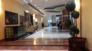 Vstupní hala nebo recepce v ubytování Oasis Hotel + 25 fotografií