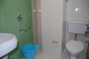Koupelna v ubytování Hotel Prestige