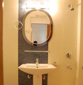 Koupelna v ubytování Hotel Prestige