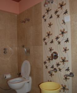 Koupelna v ubytování Hotel Prestige