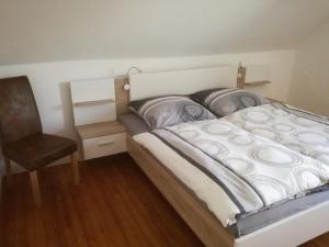 Ένα ή περισσότερα κρεβάτια σε δωμάτιο στο Haus - Anni