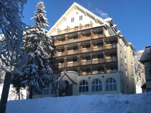 Zentrum Haus Davos en invierno