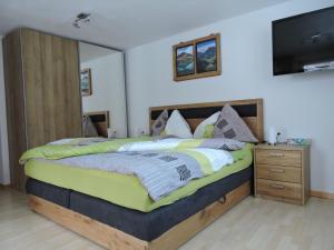 Cama o camas de una habitación en Haus Bergkristall