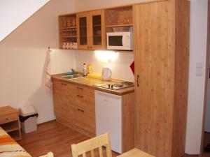Kuchyňa alebo kuchynka v ubytovaní Apartmány Karlov pod Pradědem