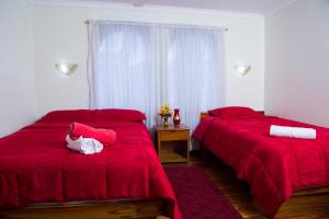 Postel nebo postele na pokoji v ubytování Hotel Plaza del Teatro