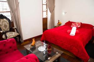 Postel nebo postele na pokoji v ubytování Hotel Plaza del Teatro