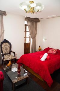Postel nebo postele na pokoji v ubytování Hotel Plaza del Teatro