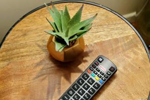 A television and/or entertainment centre at Termini Terrace