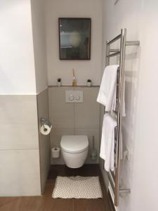 Baðherbergi á Apartment Hahnenkammblick