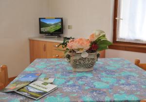 TV a/nebo společenská místnost v ubytování Casa Viola Dependance