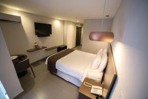 TV/trung tâm giải trí tại Hotel Ojos Del Rio
