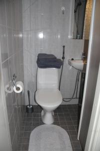 A bathroom at Hamina Orange Apartments Kadetti 1
