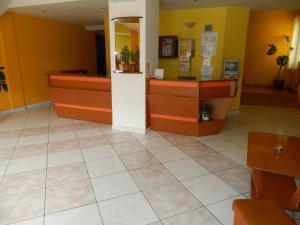 TV a/nebo společenská místnost v ubytování Hotel Mures