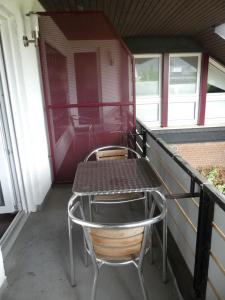 Balkón nebo terasa v ubytování zuhause bei Hoffmann