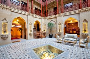 Posezení v ubytování Shah Palace Luxury Museum Hotel