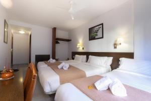 Cama o camas de una habitación en Insitu Eurotel Andorra
