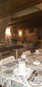 Posezení v ubytování B&B Il Melograno