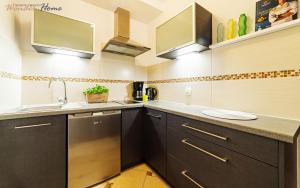 Kuchnia lub aneks kuchenny w obiekcie Apartamenty Wonder Home - Leśny Dom