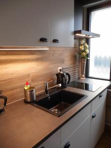 Kuchyň nebo kuchyňský kout v ubytování Privatzimmer Spahn in Mühlheim