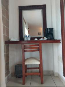 Kuchyň nebo kuchyňský kout v ubytování HOTEL JD TEPOZTLÁN