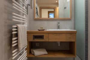 Phòng tắm tại Hotel Garni Glockenstuhl