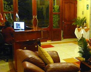 Istumisnurk majutusasutuses Hotel Inkayra