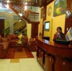 Istumisnurk majutusasutuses Hotel Inkayra