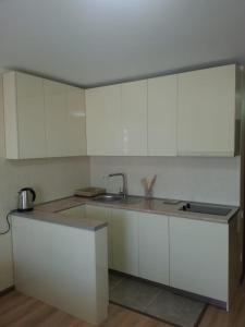 Kuchyň nebo kuchyňský kout v ubytování Apartment 607 in ORBI PALACE