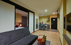 Kuchyň nebo kuchyňský kout v ubytování Hotel MetraSquare + 17 fotografií