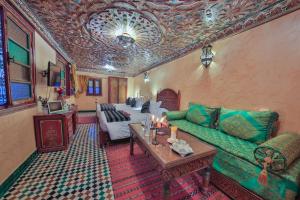 Кът за сядане в Riad Ghita