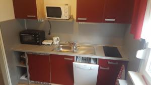 A cozinha ou kitchenette de Apartma Sebastjan Dobova near Terme Paradiso