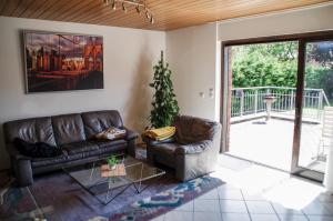 Ruang duduk di Lippetaler Gästehaus