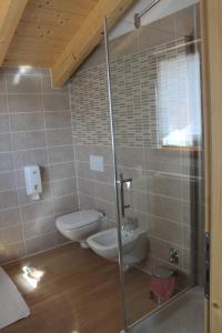 Kúpeľňa v ubytovaní Agritur Maso Rauter