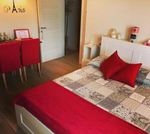 Postel nebo postele na pokoji v ubytování B&B Cascina Sagrestia