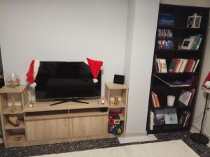Televízia a/alebo spoločenská miestnosť v ubytovaní MyHome! Modern, huge, central, quiet, clean