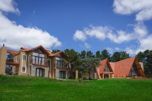 a house on a hill with green grass at Mellmell en la Sierra in Tandil