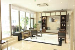 Posezení v ubytování Hotel Hokke Club Oita