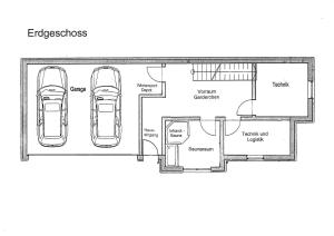 The floor plan of SonnenChalet Werfenweng