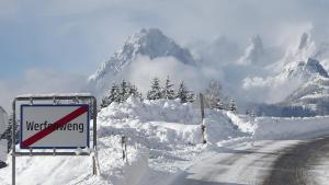 SonnenChalet Werfenweng during the winter