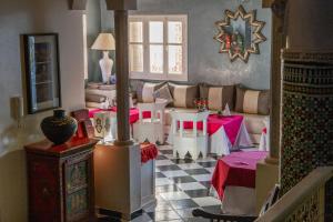 Χώρος καθιστικού στο Riad Dar Sofian
