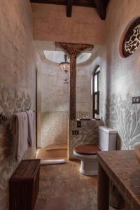 
A bathroom at Casa Prana Hotel in Atitlan

