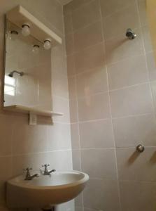 
A bathroom at Hotel Avellino
