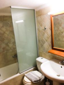 Koupelna v ubytování PETRA MARE VILLA