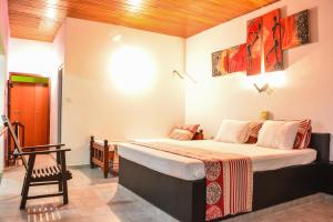 Katil atau katil-katil dalam bilik di Hotel Apollo