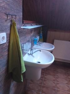 Koupelna v ubytování Pension Arnika