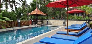 Bazén v ubytování Sari Villa Ubud nebo v jeho okolí
